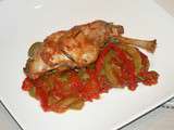 Lapin basquaise aux olives