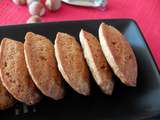 Madeleines aux noisettes (sans gluten et sans lactose)