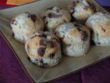 Muffins banane, chocolat