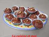 Muffins de chocolat & pignons de pin