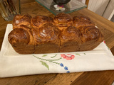 Dessert : Brioche tournicoti marquant l'arrivée de Noël