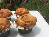 Dessert : Muffins aux pépites de chocolat blanc et beurre de cacahuète