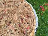 Dessert : Tarte rhubarbe façon crumble