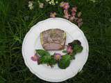 Entrée : Terrine de canard, noisettes et pistaches