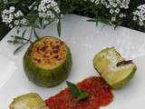 Plat complet : Courgettes farcies au Rove des Garrigues