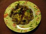 Plat complet : Tagliatelles aux champignons