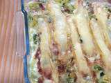 Plat complet : Tartiflette de poireaux