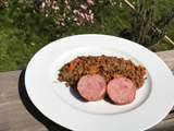 Plat : Saucisses de Magland aux lentilles