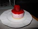 Bavarois aux fraises