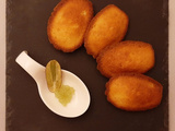 Biscuit madeleine de Commercy. Recette revisitée aux zestes et perles de citron caviar