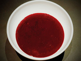 Coulis de fruits rouges maison. Pour accompagner les desserts