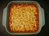 Gratin de courgettes sauce tomate mozzarella. Un plat estival