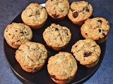 Muffins au yaourt et aux pépites de chocolat