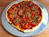 Tarte à la tomate au pesto. Une recette Italienne tomate pesto