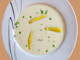 Velouté d’asperges blanches et fraîches