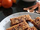 Barres de céréales aux amandes et chocolat