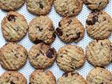 Cookies aux pépites de chocolat noir et de pralinoise