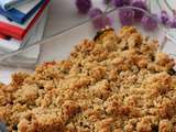 Crumble de courgettes au roquefort