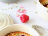 Financiers en cassolette aux framboises