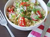 Salade de boulgour aux légumes croquants