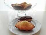 Madeleines coco, rhum & coque chocolat