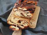 Babka au chocolat et aux noix de pécan