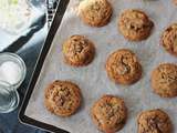 Cookies au tahini et aux pépites de chocolat