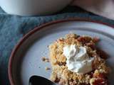 Crumble fraise/rhubarbe