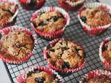 Muffins aux myrtilles