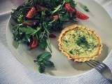 Petites quiches feta, menthe & courgette