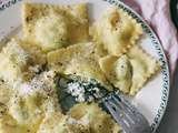 Raviolis à la ricotta & aux blettes