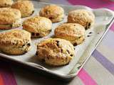 Scones aux pépites de chocolat noir