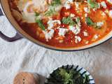 Shakshuka aux œufs, légèrement pimentée