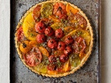 Tarte aux tomates & ricotta fouettée au zaatar