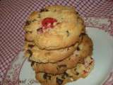 Biscuits aux brisures de chocolat et aux cerises