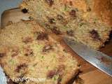 Pain zucchini-brisures de chocolat