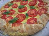 Tarte aux tomates et au basilic