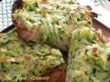 Tartines de courgettes