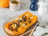 Butternut farci aux champignons