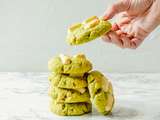 Cookies au thé matcha & chocolat blanc