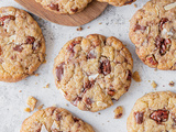 Cookies aux chocolat, noix de pécan, amandes et vanille