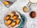 Madeleines chocolat-noisettes