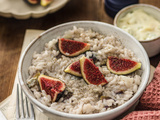 Risotto aux figues et gorgonzola