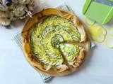 Tarte aux courgettes & chèvre frais