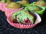 Muffins pistache-framboise