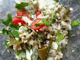 Baked eggs on vine leaves/ Oeuf cocotte sur feuilles de vigne