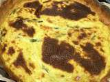 Quiche aux asperges et poulet