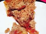 Crumble pie pomme coing