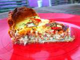 Quiche au thon et aux tomates cerises