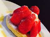 Tartelette aux fraises et betteraves et sa vinaigrette